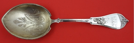 Pudding Spoon stippled GW Brite-cut 8 1/2